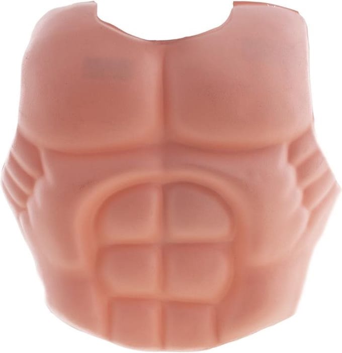 Borstkas sixpack Kind