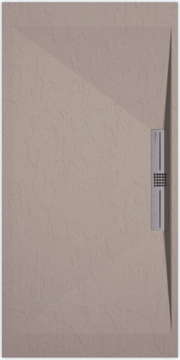Sanifun douchebak Stone Side Sand Slate 1000 x 800 S