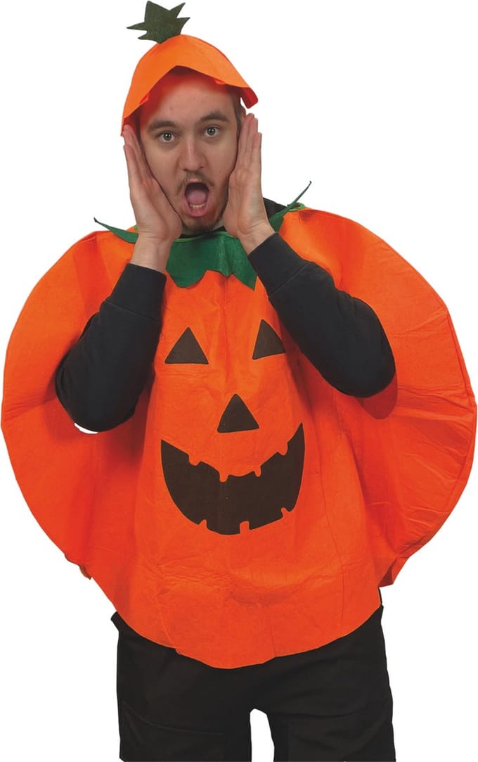 Pompoen Kostuum - 150cm-180cm - Halloween Kostuum Volwassenen
