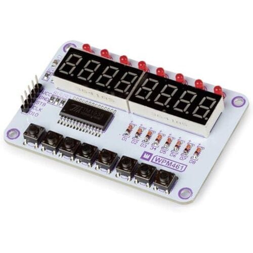 Whadda TM1638 Module met display en keypad, eenvoudige bediening