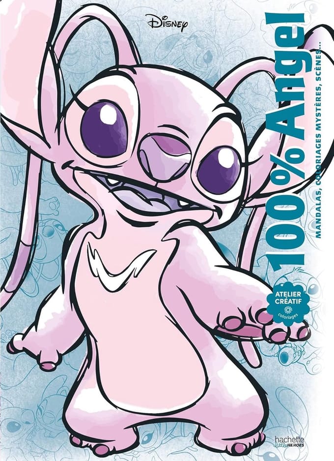 Disney - 100 % Angel - Hachette - Kleurboek voor volwassenen