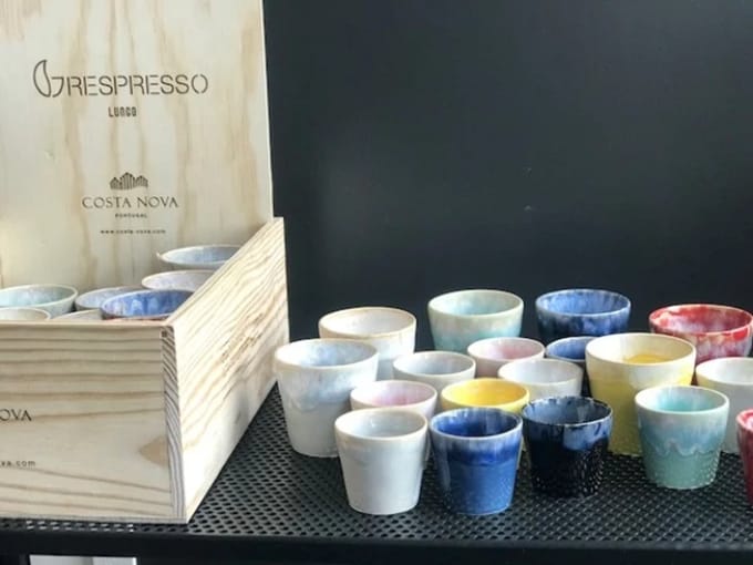 Costa Nova Espresso Kopjes Grespresso Multicolor 80 ml - 40 stuks - Gift box