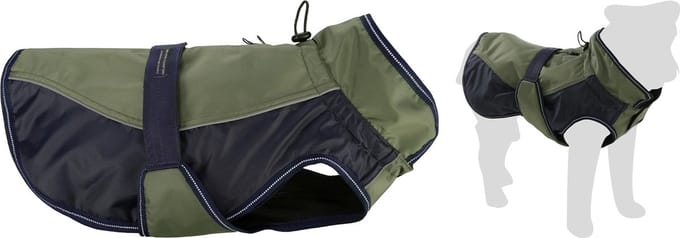 Flamingo Hondenjas Eisberg Groen/ Donkerblauw Winterjas 35cm