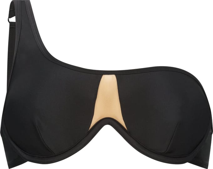 Hunkemöller Dames Badmode Niet-voorgevormde beugel bikinitop Belize - Zwart - maat E90