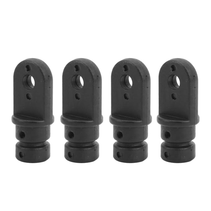 4 Stuks Biminitop Fitting Nylon Ooguiteinde Top Biminitop Hardware Afdekkap voor Marine Boot 58 gray