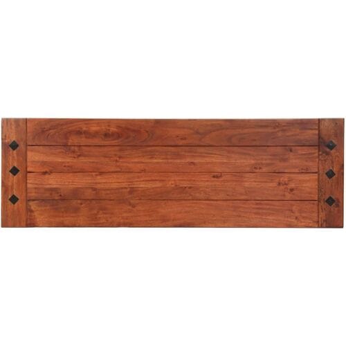 vidaXL - Bank - 110 - cm - massief - acaciahout