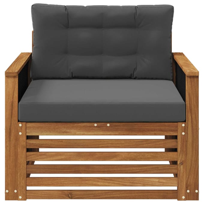 vidaXL - Buiten - Midden - Sofa - Naturel