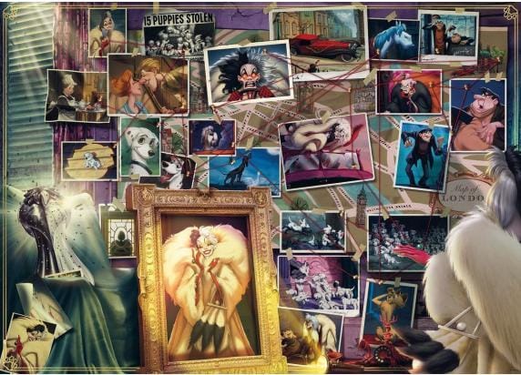 Ravensburger puzzel Villainous Cruella de Vil - Legpuzzel - 1000 stukjes