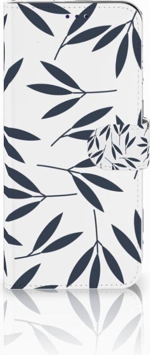 Samsung Galaxy A50 Hoesje Leaves Blue