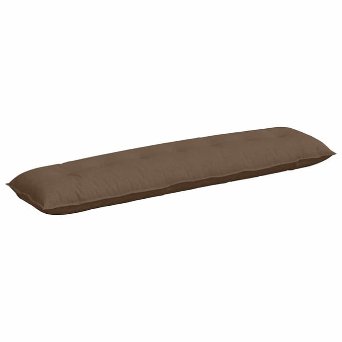 vidaXL - Rugkussen - Bruin - 200 - x - 19 - x - 50 - cm - Stof