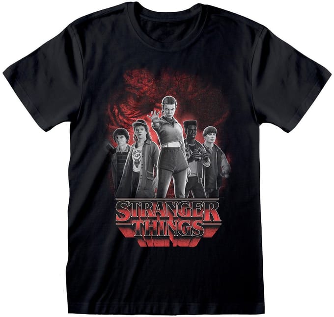 Stranger Things The Whole Crew T-Shirt – Hawkins vs Vecna L