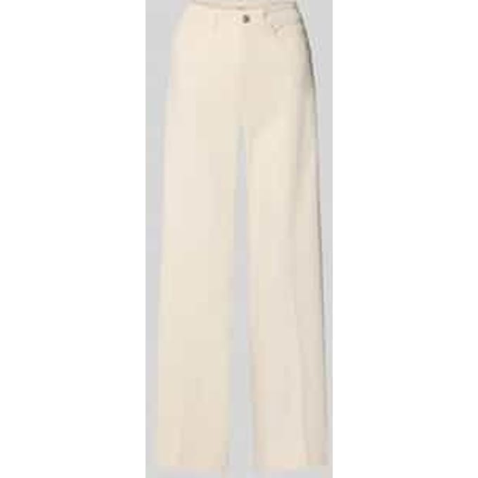 Wide fit stoffen broek in 5-pocketmodel model 'Rich'