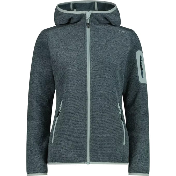 Dames fleece met capuchon CMP