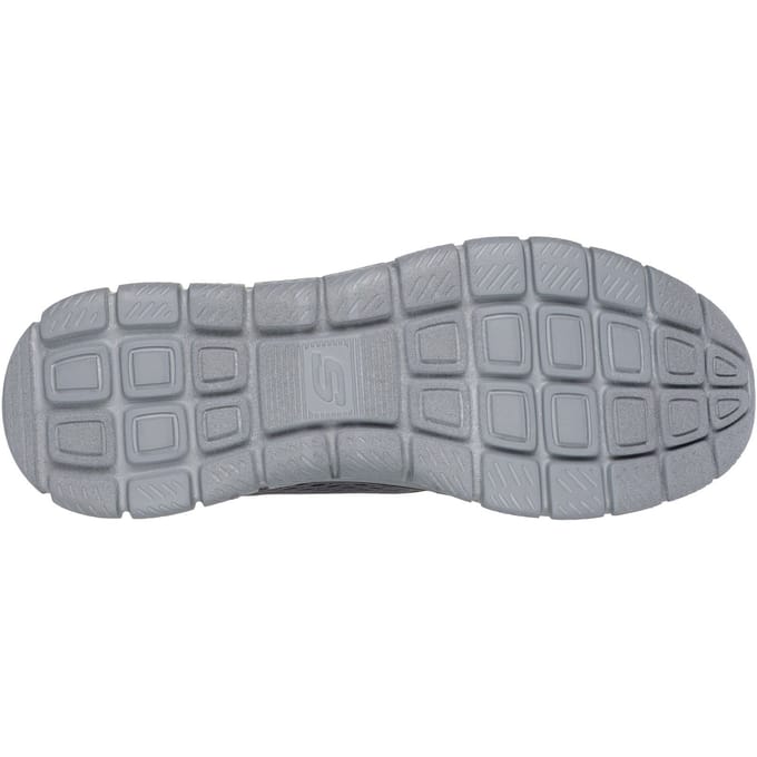 Skechers Track Leshur Heren Sneakers Van Polyester In Antraciet/oranje