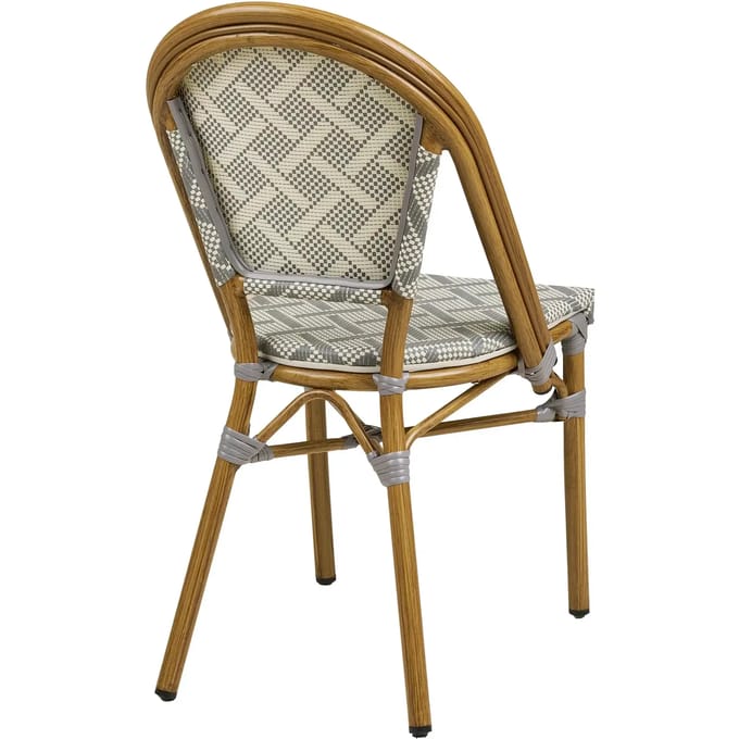 House Nordic Tuinstoel Lauria - Wit/Grijs Textiel