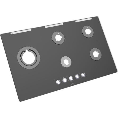 AEG bovenblad, zwart, AEG, 860x510mm 140200324014