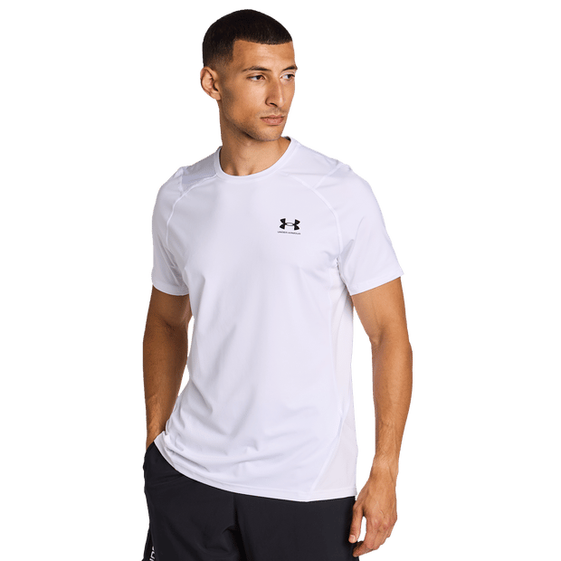 Under Armour Essentials T-shirts Heren - Wit - Maat XS