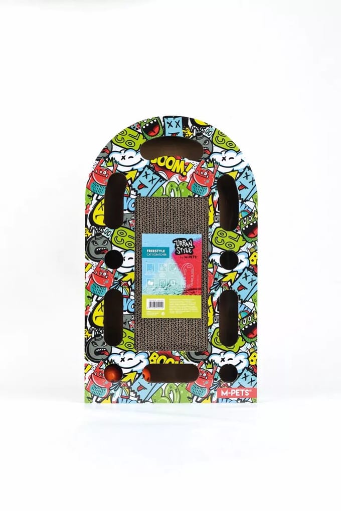 M-PETS URBANSTYLE Freestyle krabkarton - mix kleur