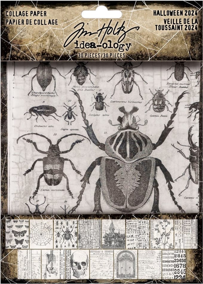 Idea-ology Tim Holtz - Tim Holtz Halloween Collage Paper (TH94393)