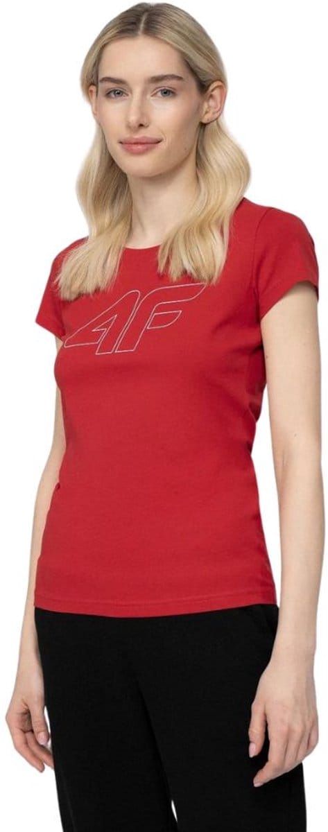 4F T-shirt Dames Rood - Maat S