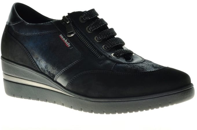 Mephisto Mobils Ergonomic Patrizia Zwarte Sneaker
