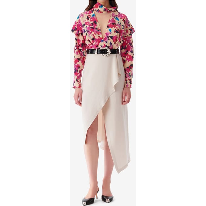 IRO Paris Martina Top Multico Ecru Taglia: 36 | Maglie a manica lunga Outlet | Donna | Marrone