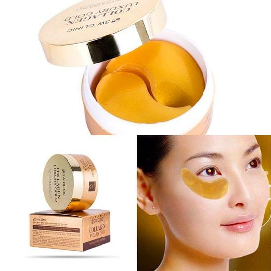 3W CLINIC Collagen Luxury Gold Hydrogel Eye & Spot Patch 90g (3 Options) #1pcs beige