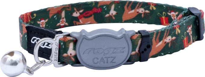 Rogz Fusioncat Halsband - Kattenhalsband - Groen S