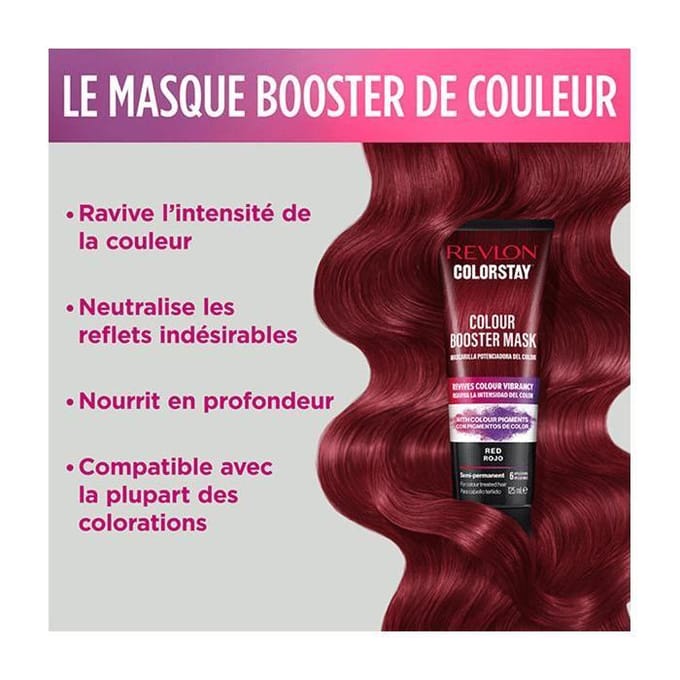 Colorstay Kleurversterkende Masker #rood 125 ml