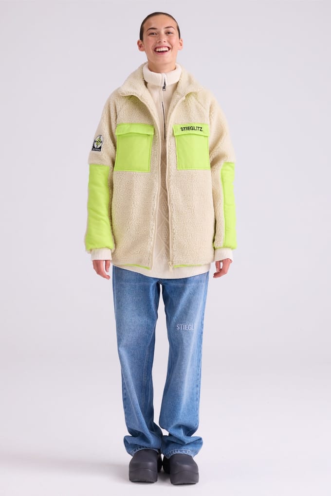 Stieglitz Devante Teddy Jacket Beige Taglia: L | Giacche invernali Outlet | Donna | Marrone