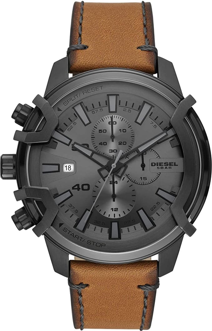 Diesel Griffed Heren Bruin Horloge DZ4569