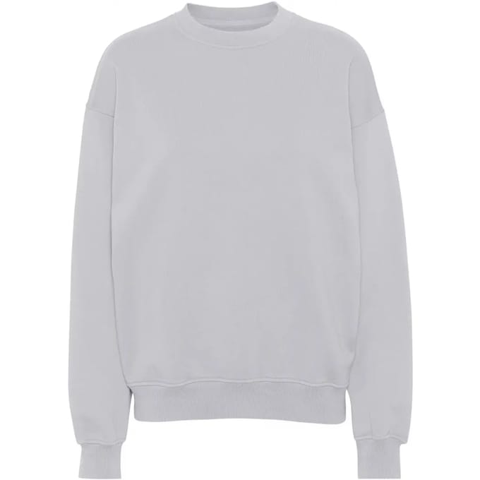 Sweatshirt ronde hals Colorful Standard Organic oversized limestone grey