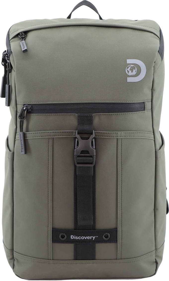 Discovery Rugzak voor 15 inch laptop | Rugtas - Shield - D00115 - Khaki - Khaki