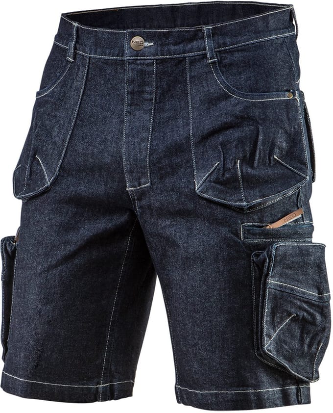 NEO DENIM - Werkshort - Elastaan - Pockets - CE-gecertificeerd