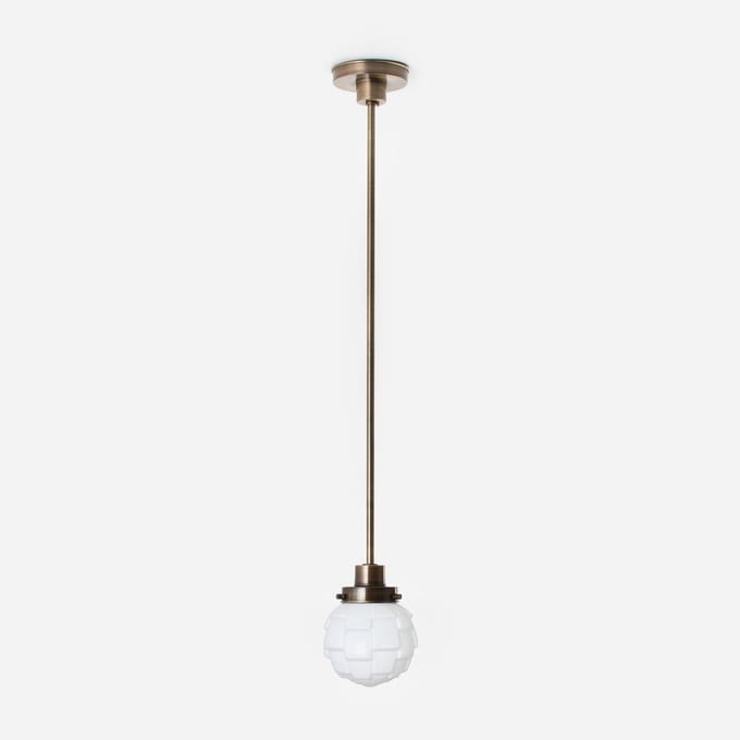 Hanglamp Bretagne 20's Brons - Art Deco Trade