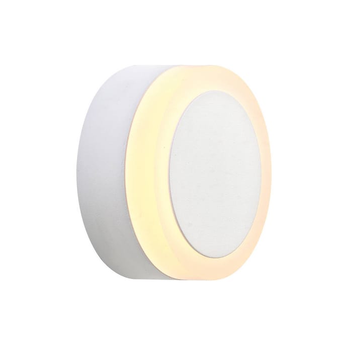 Bopp LED plafondlamp One, wit, Ø 9 cm, metaal