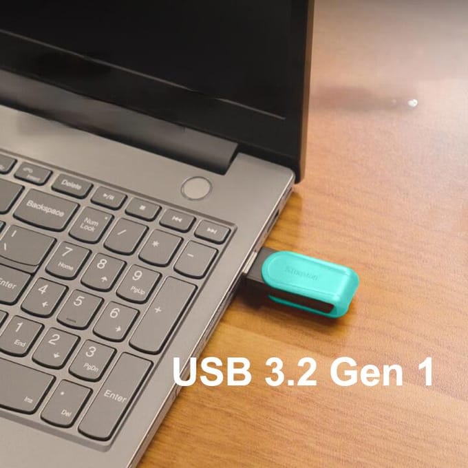Kingston DataTraveler Exodia S - Geel - 512GB - USB-stick