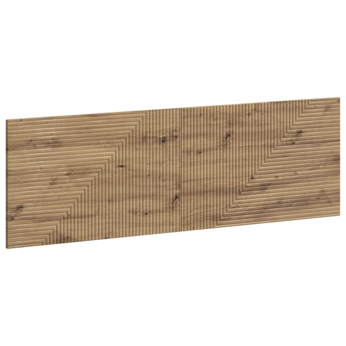 vidaXL - Wandgemonteerd - Hoofdbord - HAARLEM - Artisanaal - eiken - Bewerkt - hout