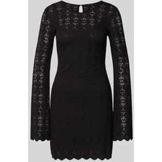 Mini-jurk met trompetmouwen, model 'BRIDGETTE MINI'