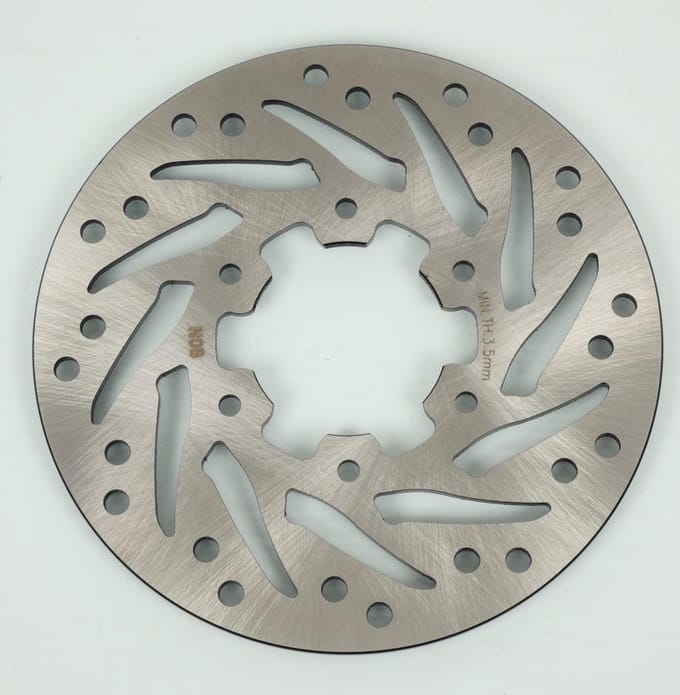 Achterremschijf RMS voor motor Derbi 125 GPR 2004 tot 2006 Ø180x57x4mm Nieuw