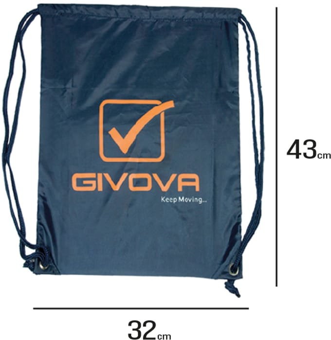 Gymtas Givova Donkergrijs - UNI