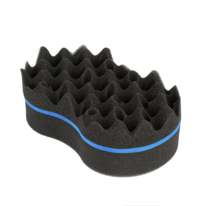 Wave Kapper Haarborstel Spons Gereedschap Dreads Afro Locs Twist Curls Coil Braids black