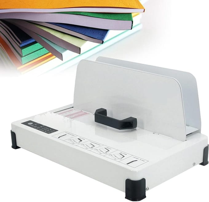 Bindmachine - Papier Binder - Documenten Verwerken - Keramisch Verwarmings-element - 50mm dikte - Zwart