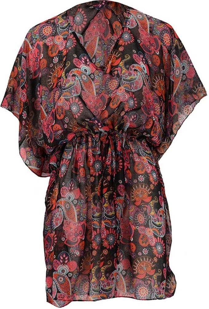 Overtop Dames Beach Zomerjurkje Multi-Black