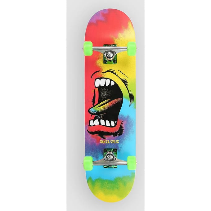 Santa Cruz Big Mouth Tie Dye Full 8" Complete patroon