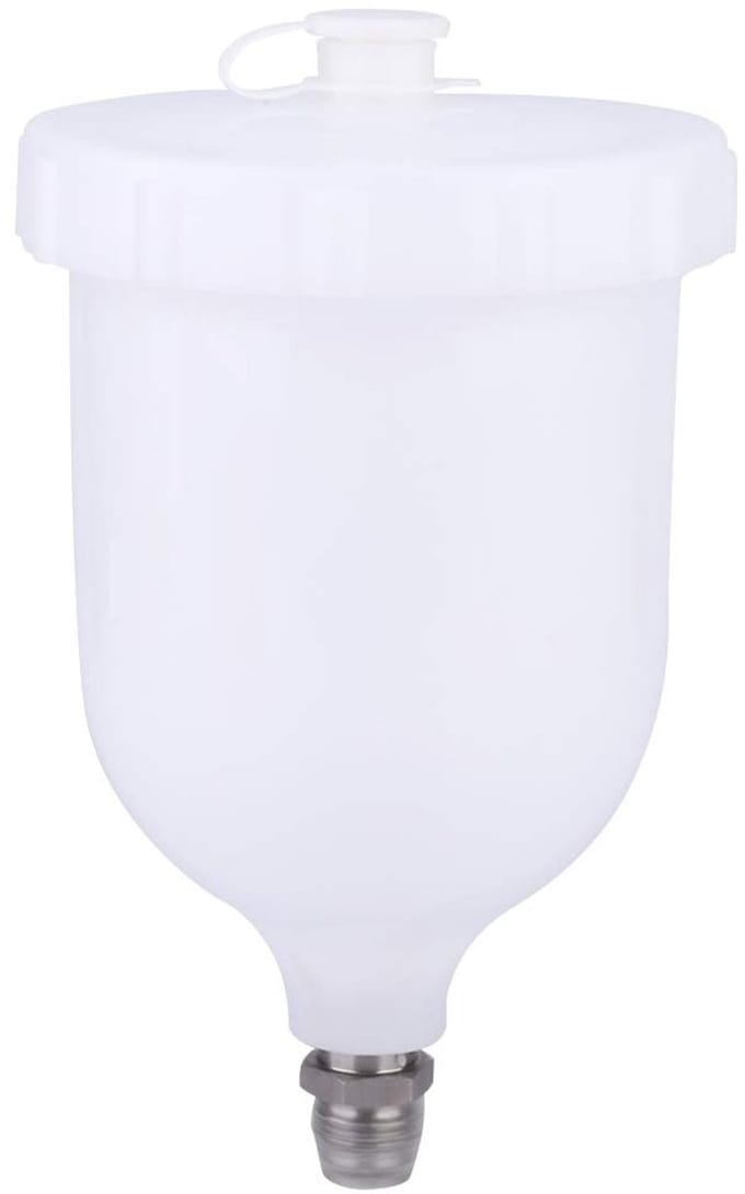 600Ml Spuitpistool Verf Cup - Gravity Feed Plastic Verfcontainer voor D- en T-series Spuitpistolen