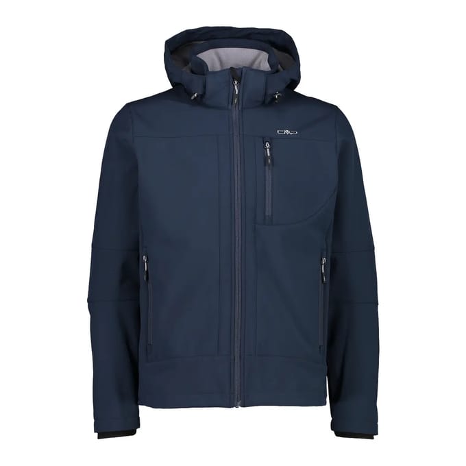 CMP Zip Hoodie Softshell - B.blue-cemento - Maat Herren_EU 58
