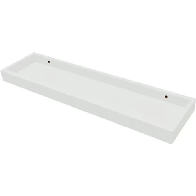 Duraline Moderne Verdiepte Wandplank Wit 9003 60x4x15cm