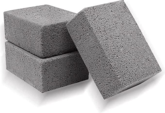 Nixnix® - BBQ Barbecue - Schoonmaak Steen - 3 Stuks - Borstel