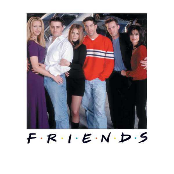 Friends Cast Pose trui - Wit - S
